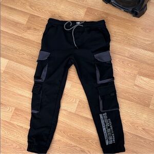 Men's Black Cargo Pants